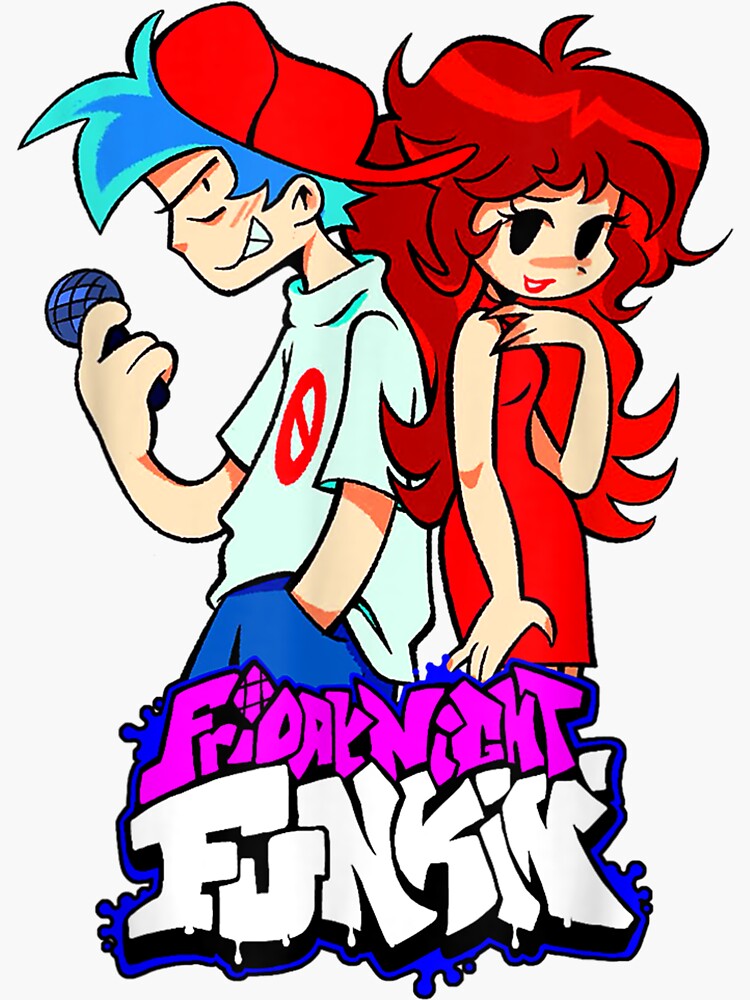 Friday Night Funkin Boyfriend Girlfriend Sticker For Sale By 2196