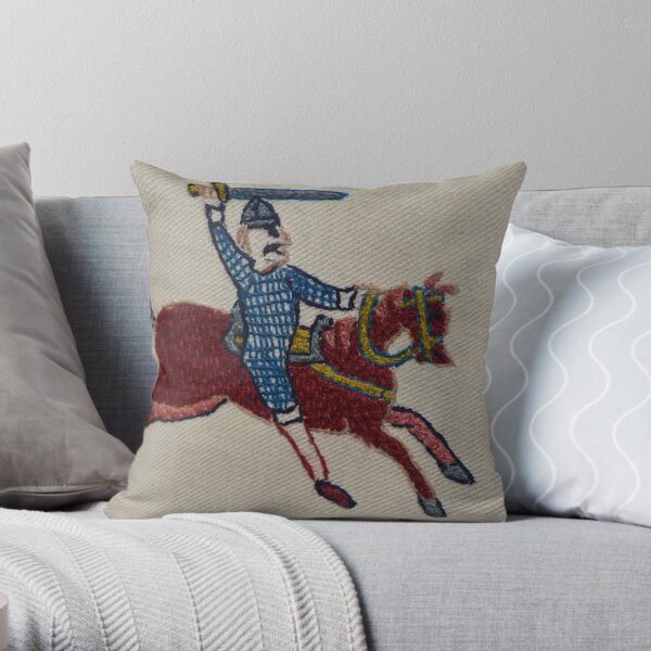 Into the fray Throw Pillow
