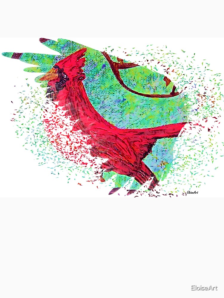 Cardinal Color Burst Classic T-Shirt for Sale by EloiseArt