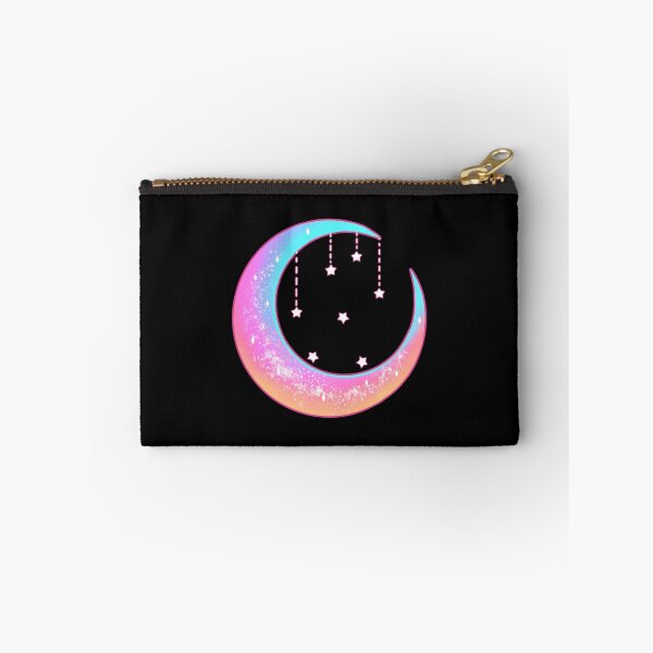 Item preview, Pastel Rainbow Crescent Moon with stars designed and sold by GirlClanCo.