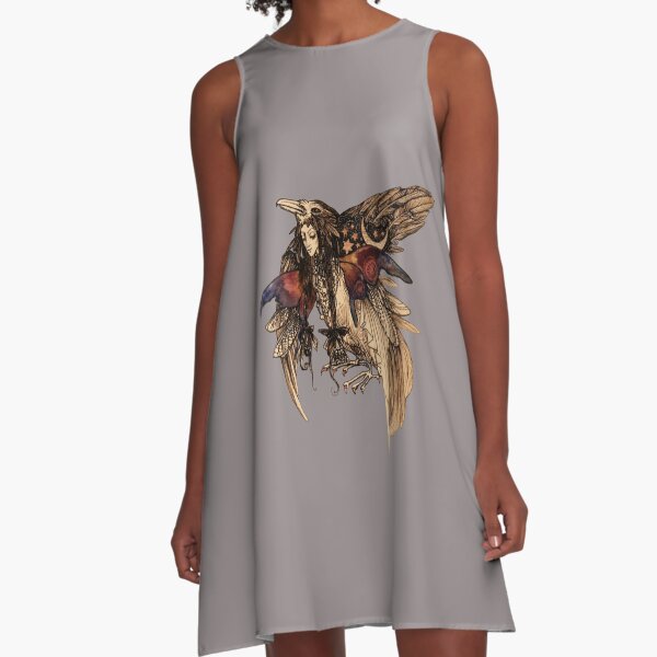 Magic Bird A-Line Dress