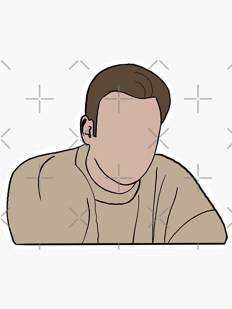 "Knives Out Inspired Chris Evans " Sticker by EternalDM Redbubble