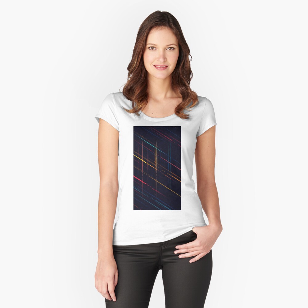 Item preview, Fitted Scoop T-Shirt designed and sold by Semapemodiba.