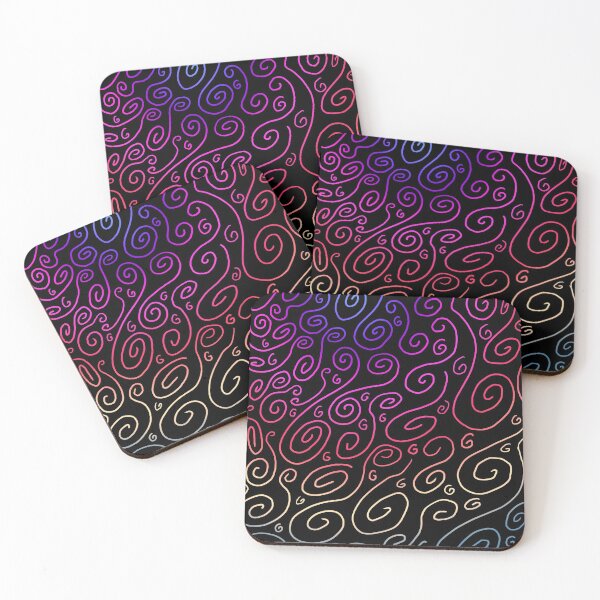 Item preview, Organic Rainbow Swirls  designed and sold by Sixthsun.