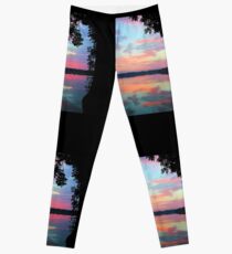 Sunset On The Lake Leggings