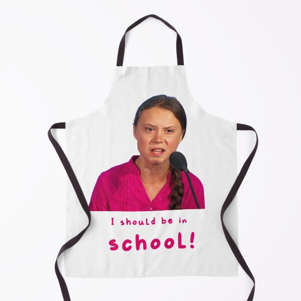 Item preview, Greta Thunberg - I Should Be In School designed and sold by dadthebubblegut.