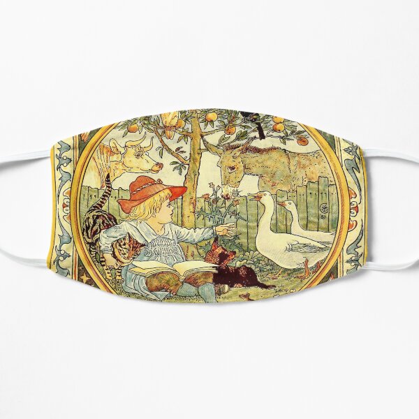 Walter Crane British artist (1845-1915) Flat Mask