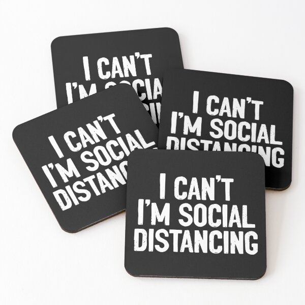 Item preview, I Can't I'm Social Distancing Epidemic designed and sold by Sour Soul.