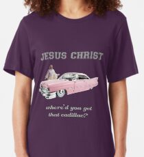 Woher hast du diesen Cadillac? Slim Fit T-Shirt