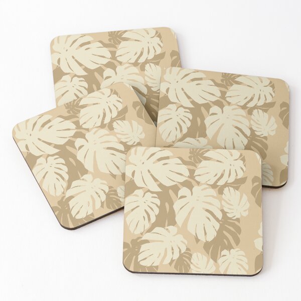 Item preview, Beige leaves Pattern designed and sold by Natalie Wong.