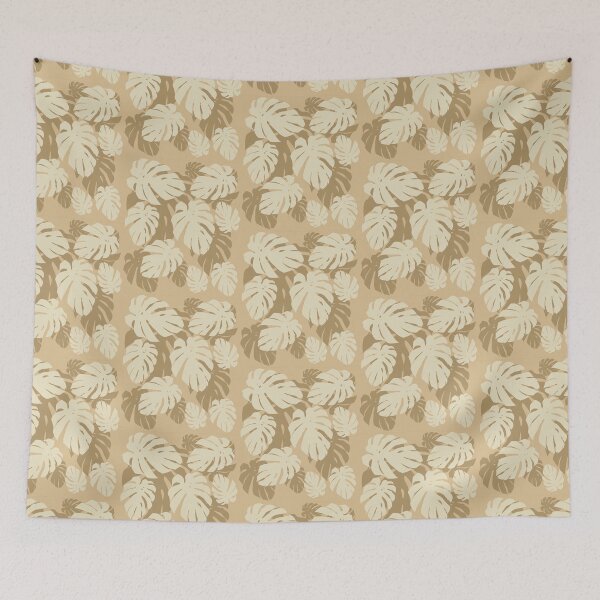 Item preview, Beige leaves Pattern designed and sold by Natalie Wong.