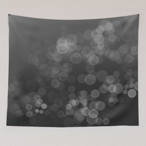Item preview,  Bokeh lights black and white  designed and sold by J sora.