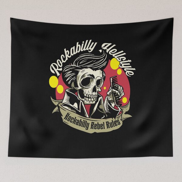 Item preview, Rockabilly Rebel Rules Rockabilly Hellstyle designed and sold by FalkDania.
