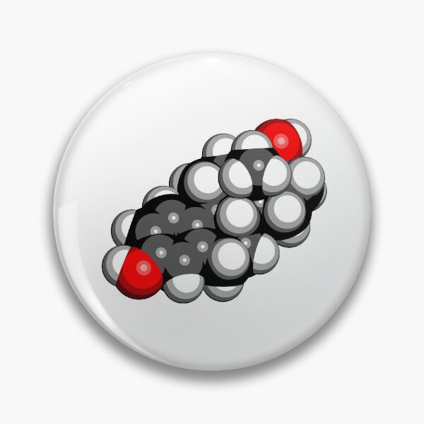 Item preview, Estradiol (estrogen) female sex hormone molecule designed and sold by molekuul.