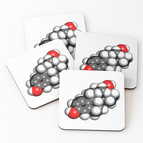 Item preview, Estradiol (estrogen) female sex hormone molecule designed and sold by molekuul.