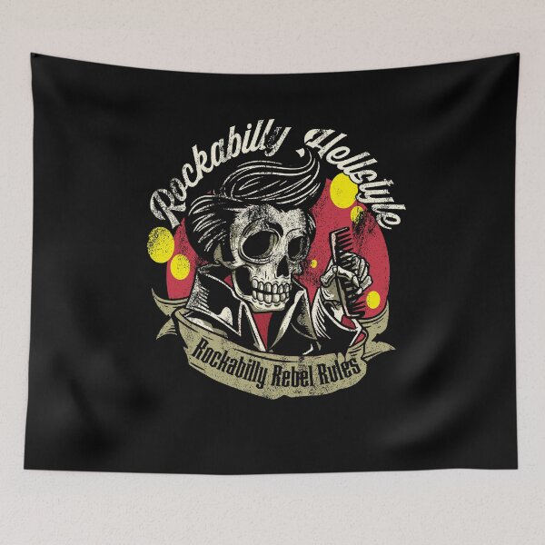 Item preview, Rockabilly Rebel Rules Rockabilly Hellstyle designed and sold by FalkDania.
