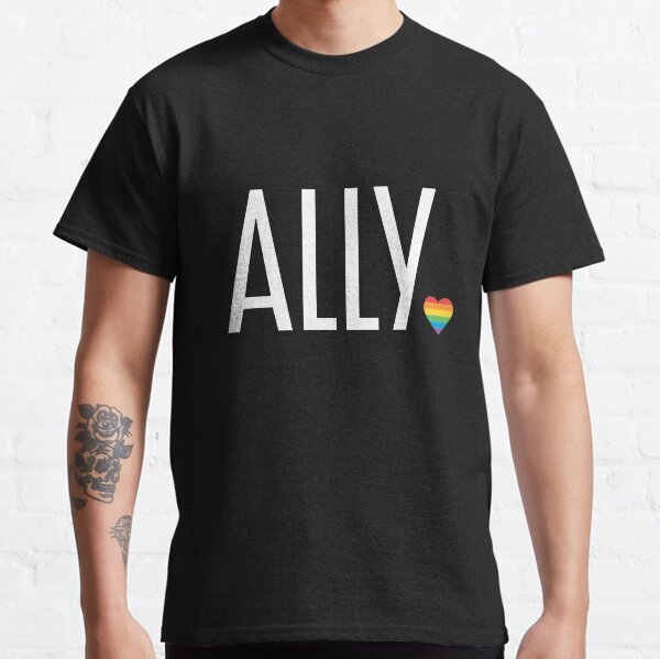 Ally pride (white) Classic T-Shirt