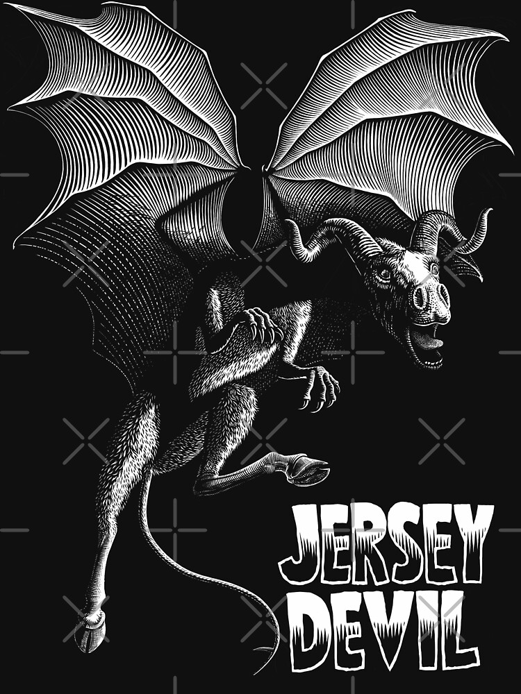 "Jersey Devil" Tshirt by toadbriar Redbubble