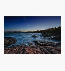Comet at sunset Photographic Print