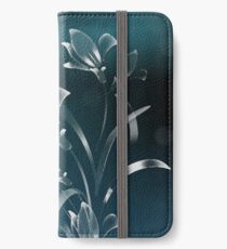 White Lilies in the Moonlight iPhone Wallet/Case/Skin