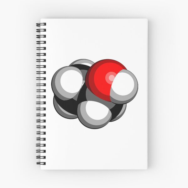Item preview, Alcohol (ethanol, ethyl alcohol) molecule, chemical structure designed and sold by molekuul.
