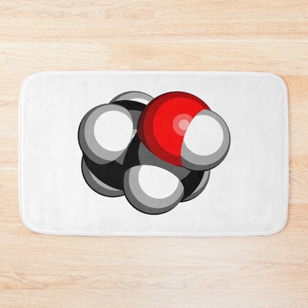 Item preview, Alcohol (ethanol, ethyl alcohol) molecule, chemical structure designed and sold by molekuul.