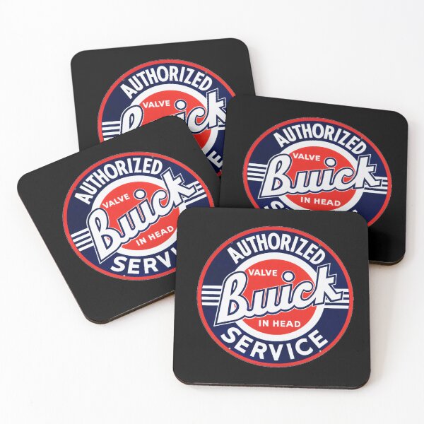 Buick Valve in Head Coasters (Set of 4)