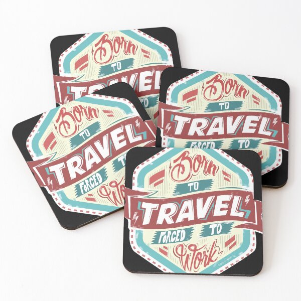 Item preview, Born to Travel Ilustration designed and sold by groovygear.