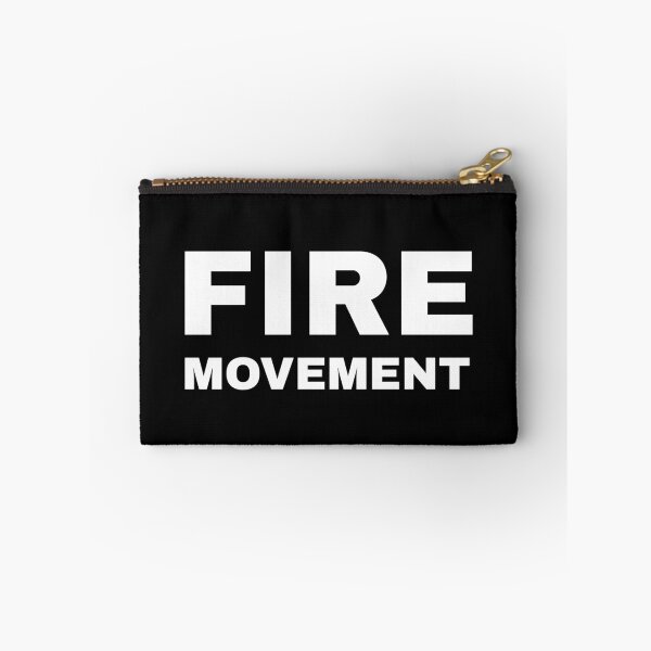 Item preview, Fire Movement - white text on black designed and sold by katiekendall.