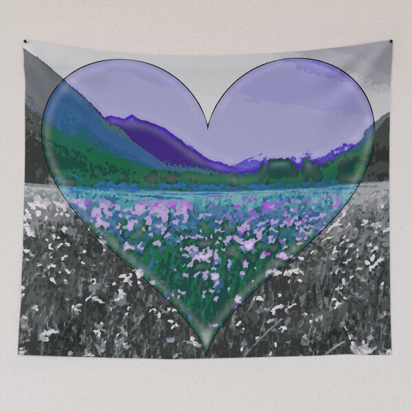 Item preview, Mountain Heart Window designed and sold by Reverie214.