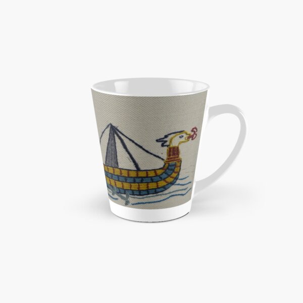 Viking ships arriving Tall Mug