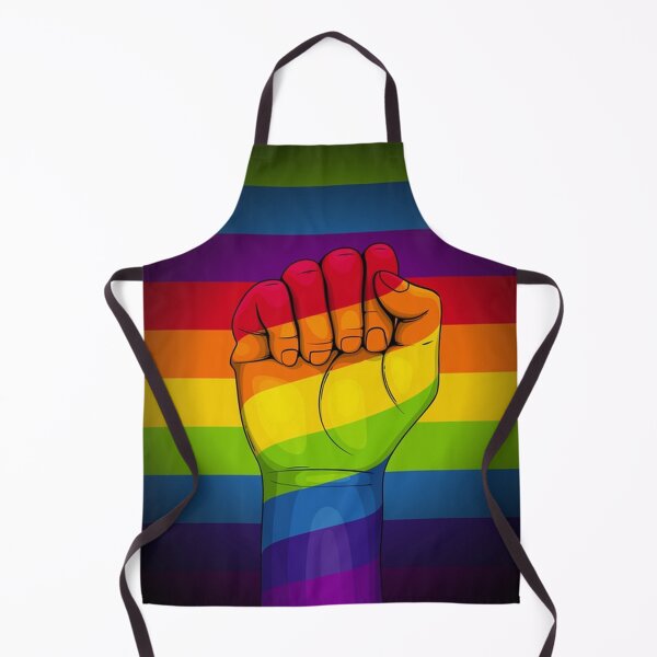 Item preview, Gay Pride Rainbow Fist designed and sold by pugmom4.