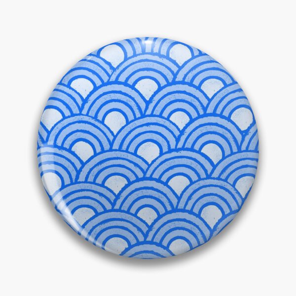 Item preview, Abstract Blue Artistic Minimal Scales Pattern designed and sold by RelatableTexts.