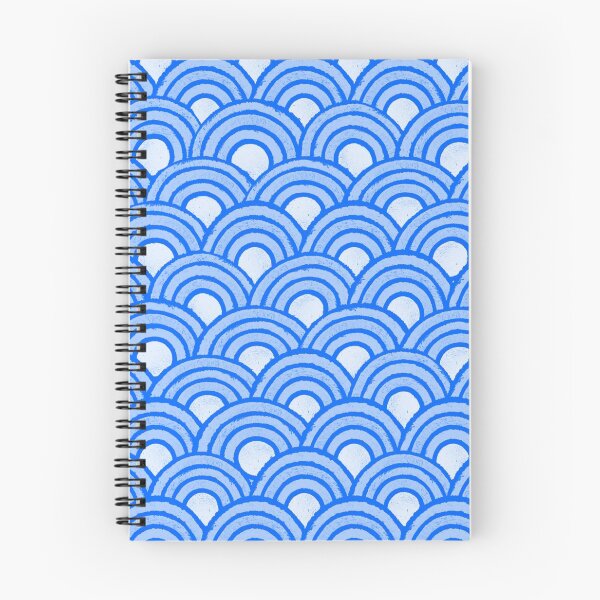 Item preview, Abstract Blue Artistic Minimal Scales Pattern designed and sold by RelatableTexts.