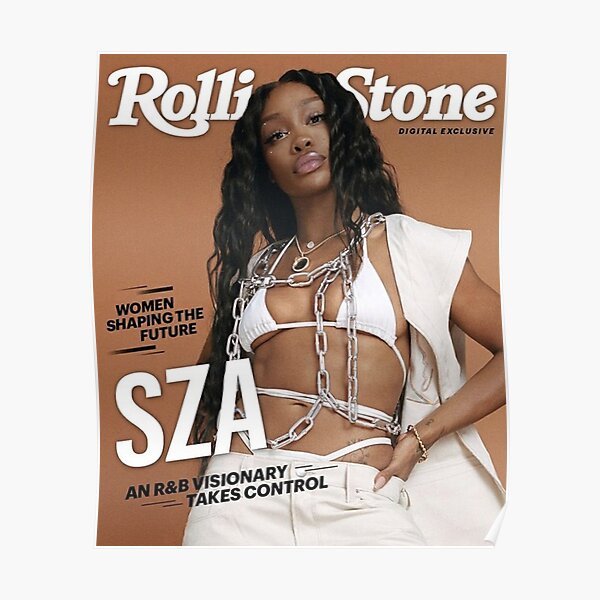 SZA CTRL Rollingstone Poster