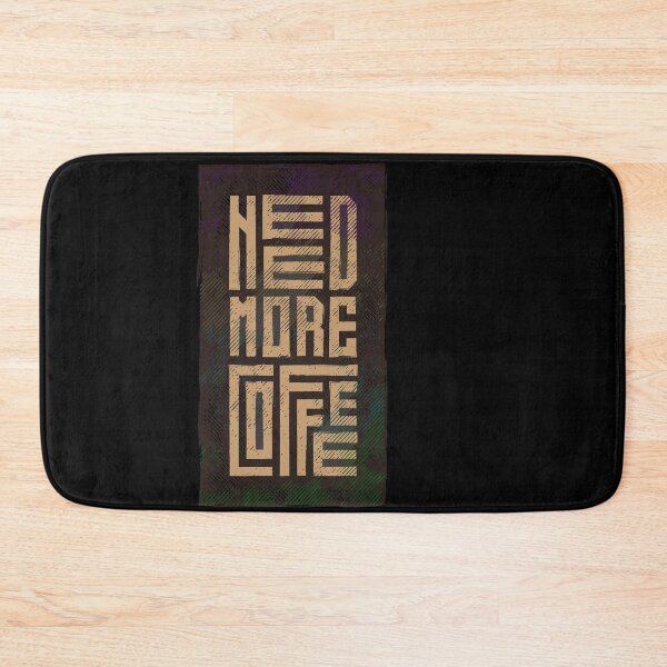 Item preview, Need More Coffee vintage typography designed and sold by NexeDesigns.