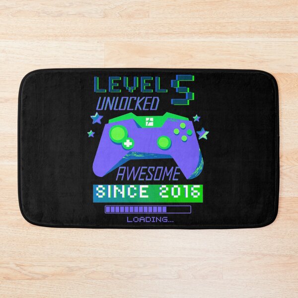Item preview, Level 5 Unlocked 5th Birthday  designed and sold by Mixture-DESIGN.