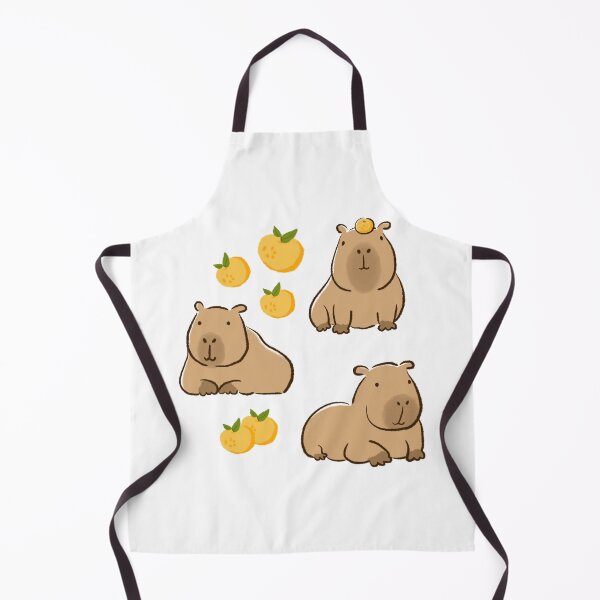 Item preview, Capybara and yuzu designed and sold by KapiCapybara.