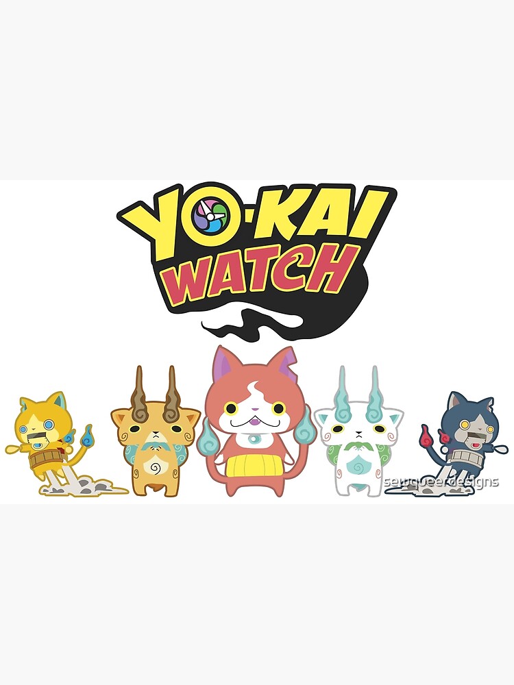 Yo-Kai Watch Stickers Yokai Watch Postcard by Amanomoon