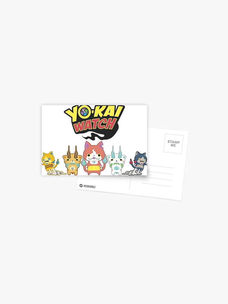 Yo-Kai Watch Stickers Yokai Watch Postcard by Amanomoon