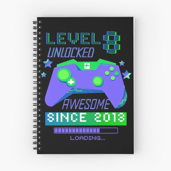 Item preview, Level 8 Unlocked 8th Birthday designed and sold by Mixture-DESIGN.