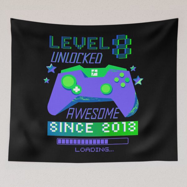 Item preview, Level 8 Unlocked 8th Birthday designed and sold by Mixture-DESIGN.