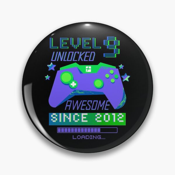 Item preview, Level 9 Unlocked 9th Birthday  designed and sold by Mixture-DESIGN.