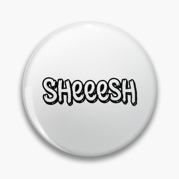 Item preview, Sheeesh meme (black) designed and sold by StefanCgraphics.