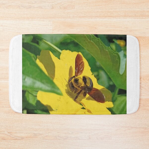 Item preview, Bee Pollinating Flowers  designed and sold by Luxxe87.