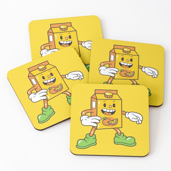 Item preview,  Funny Cartoon Orange juice Box designed and sold by Mariano Topno.