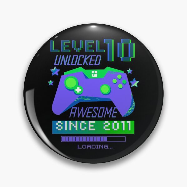 Item preview, Level 10 Unlocked 10th Birthday  designed and sold by Mixture-DESIGN.