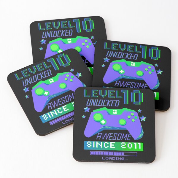 Item preview, Level 10 Unlocked 10th Birthday  designed and sold by Mixture-DESIGN.