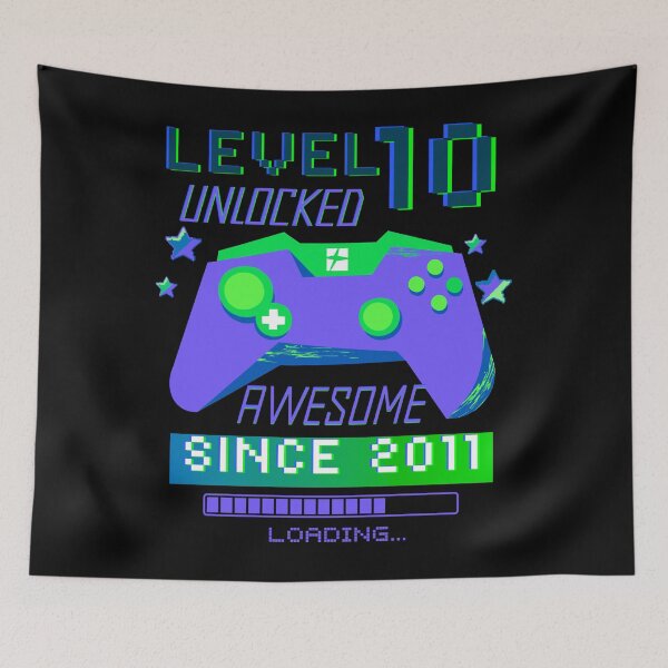 Item preview, Level 10 Unlocked 10th Birthday  designed and sold by Mixture-DESIGN.