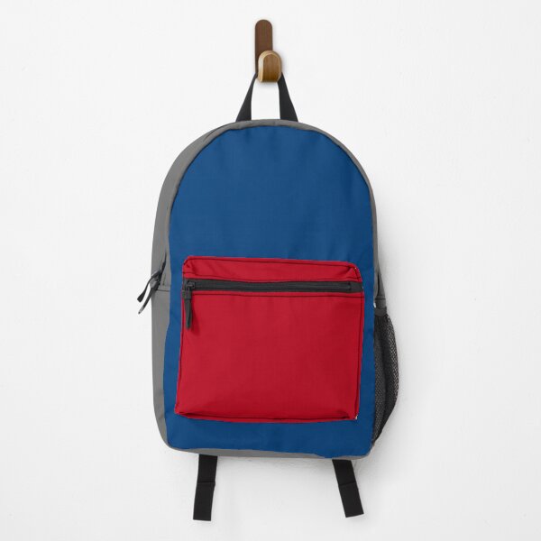 Item preview, Backpack Evening Red Blue Grey designed and sold by wavethreat.